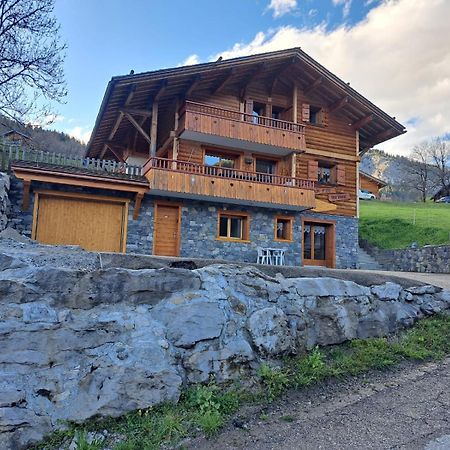 Appartement Cosy Face Aux Aravis ル・グラン・ボルナン エクステリア 写真