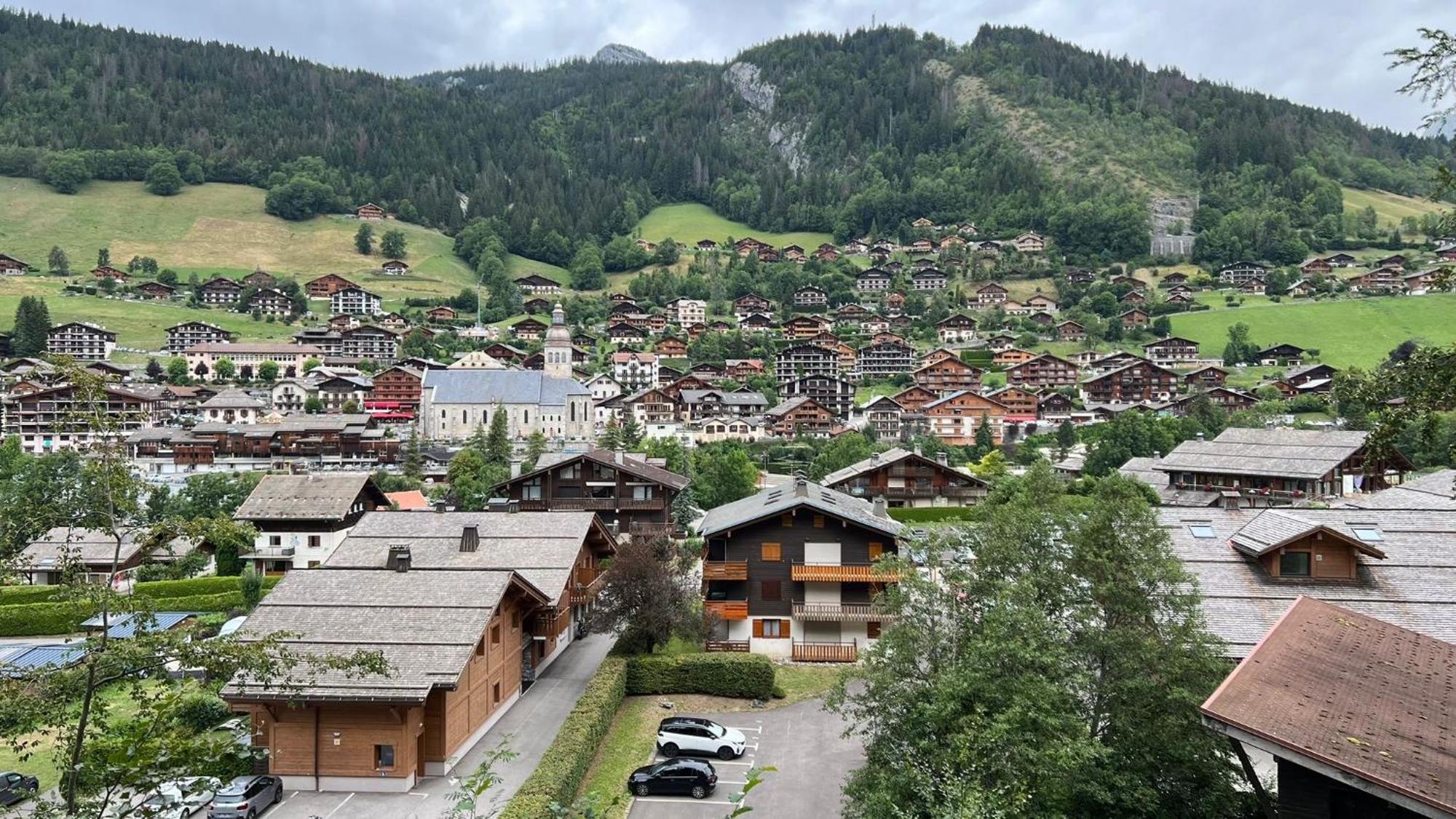 Appartement Cosy Face Aux Aravis ル・グラン・ボルナン エクステリア 写真